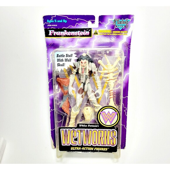 FRANKENSTEIN HORROR MCFARLANE Toy Fig Whilce Action Figure Sealed On Card *READ* - Picture 13 of 13